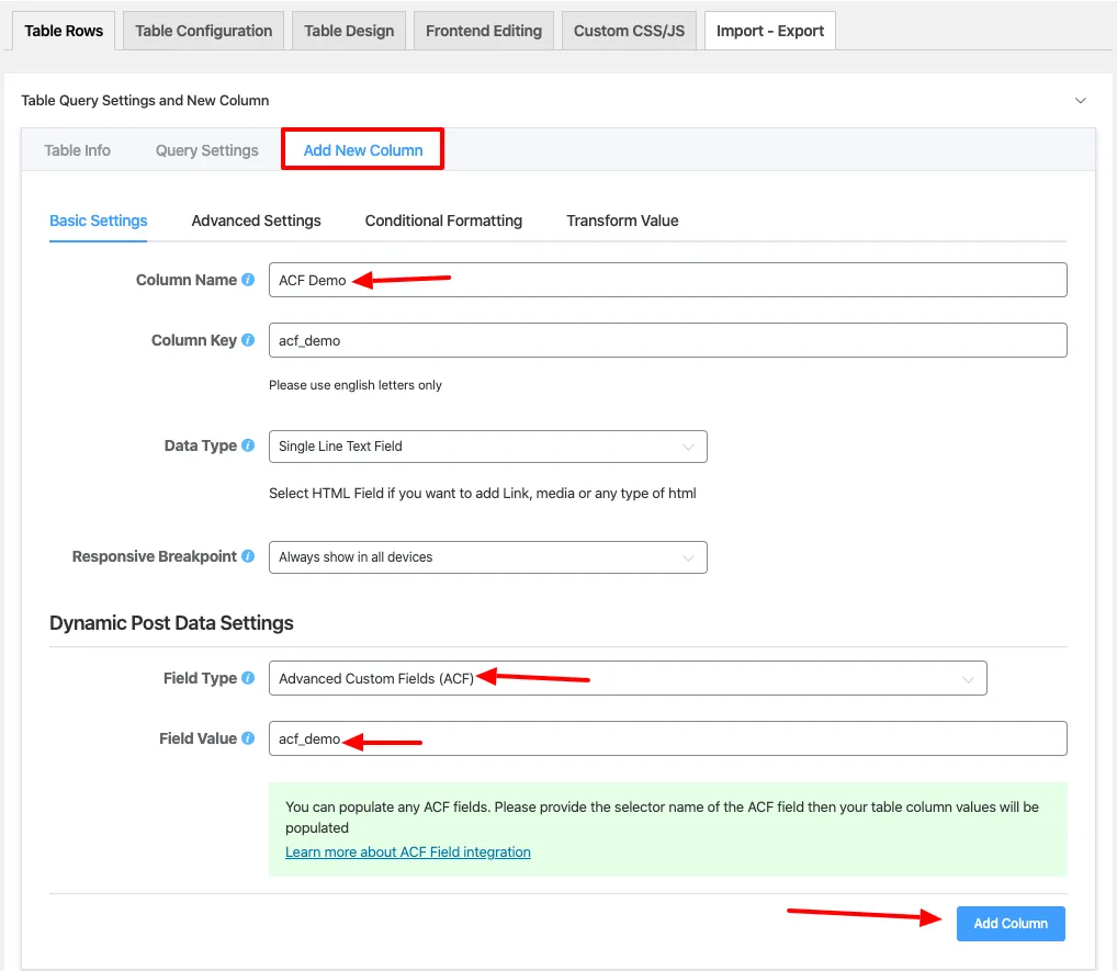 Advanced Custom Fields